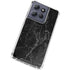 Black Marble Moto G Play 5G (2025) Clear Case